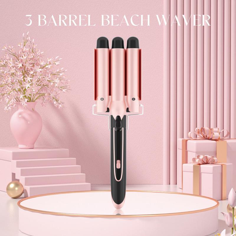 Portable Hair Straightener, 1 Set Hair Straightening Machine with 3 Counts Hair Tube & 2 Counts Hair Clips & Heat Resistant Gloves, Hair Styling Tool for Home & Travel