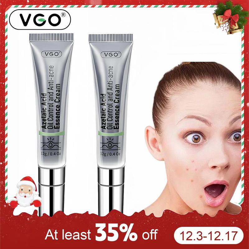 VGO Acne Serum Shrink Pore Facial Serum Peeling Off Skincare  Essence  Comfort Skin Repair Control Scar Acne Kit Cleanser Skincare  Reliefwith Salicylic Acid Facial care set, facial Cream Azelaic Acid