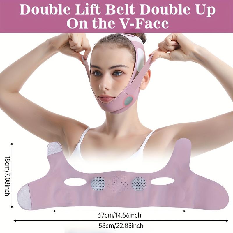 NEW Double Chin Strap V Line Lifting Mask,breathable thin, comfortable lift double chin face band, reusable V-line Face Lift Band for home - facial care gift for mom,christmas gift Adjustable Skincare Skincare Skincare Contour Daily Tightening