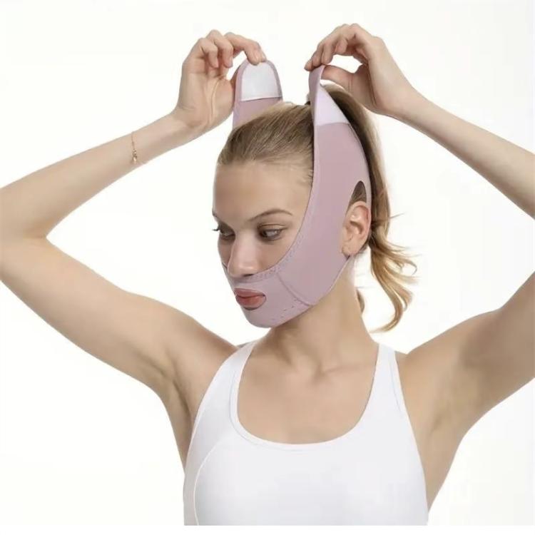 Comfort Double Chin Reducer V Line Face Lifting Tape Face Strap,  Contour fixation Soft Silicone Chin Strap Face Shaper to Removing Double Chin for Women and Men,Face Lifting Bandage for Women & Men, Christmas Gift Facial Skincare