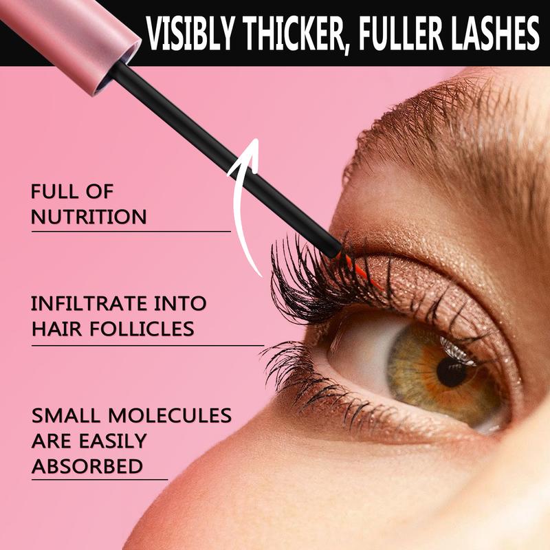 Advanced Eyelash Serum for Thicker, Longer Eyelashes and Eyebrows, Eyelash Serum, Eyelash Treatment and Conditioner - Fuller & Longer Looking Eyelashes, Extensions & Eyebrows Makeup Mascara