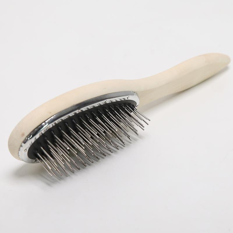 SMILCO Wig Brush Comb Wood Comb Wig Design Professional Extension Brush with Ergonomic Travel Size  Design for Human and Synthetic Hair