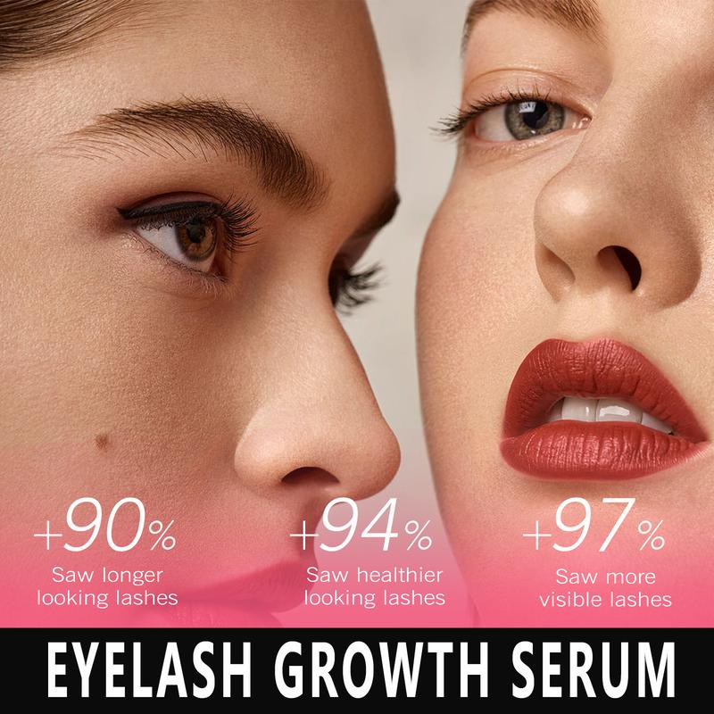 Advanced Eyelash Serum for Thicker, Longer Eyelashes and Eyebrows, Eyelash Serum, Eyelash Treatment and Conditioner - Fuller & Longer Looking Eyelashes, Extensions & Eyebrows Makeup Mascara