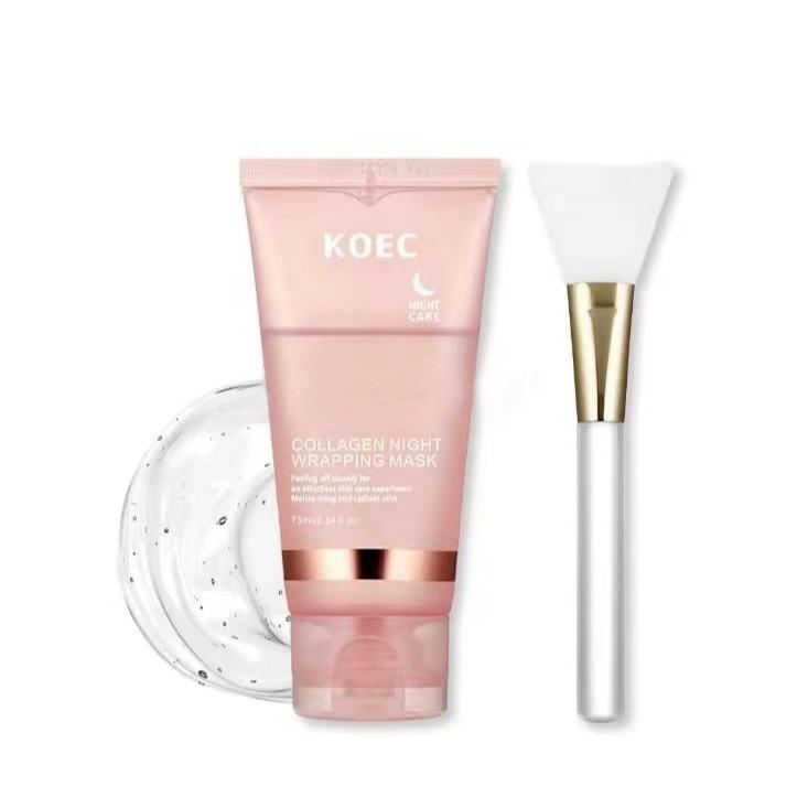 KOEC Collagen Night Wrapping Mask for Skin Repair: Sleep, Shed, and Glow! 75ml