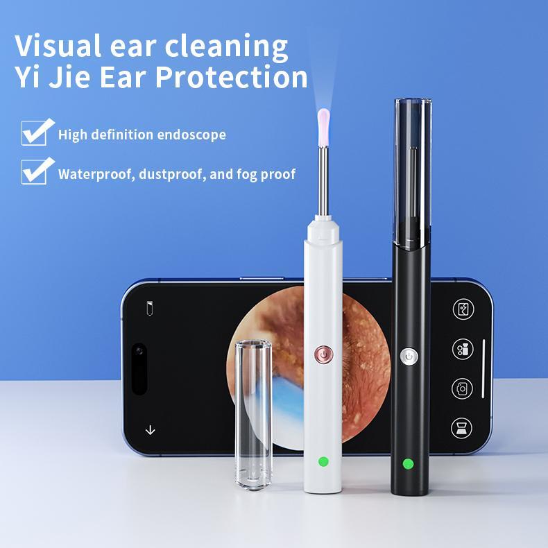 Rechargeable Visual Ear Wax Cleaner with App, Waterproof Ear Scoop Set with Storage Case Silicone Comfort,black friday deals