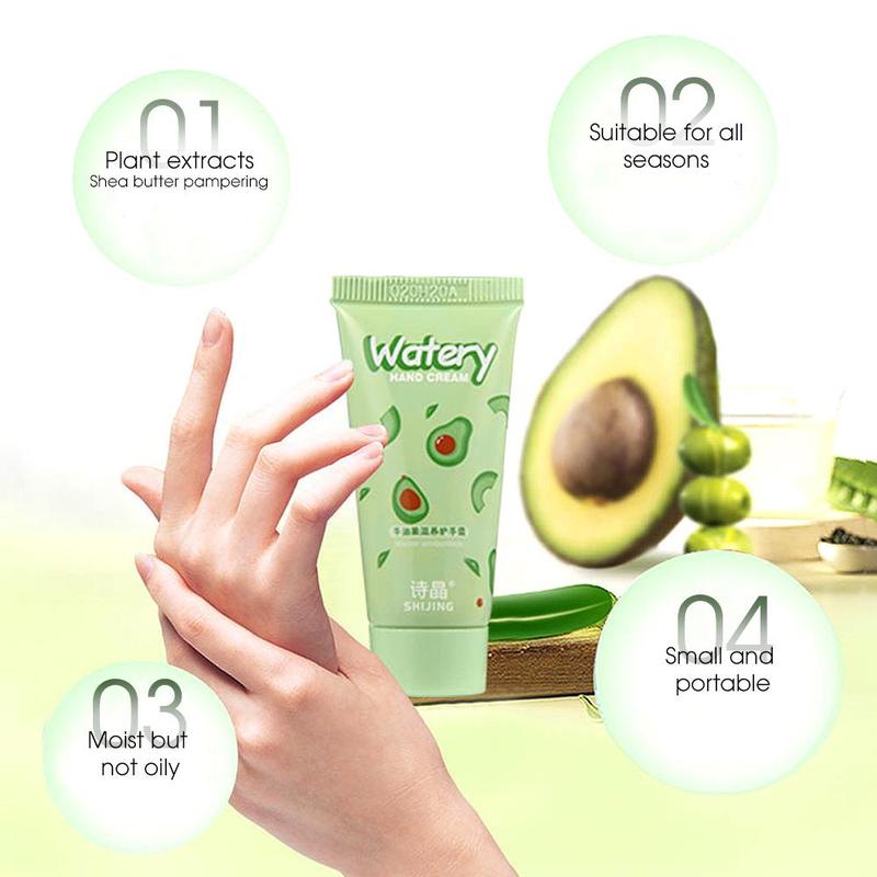 Avocado Comfort Moisturizing Lip Balm & Hand Cream, 2 Counts set Anti-cracking Hand Lotion, Hydrating Lip Balm, Nourishing Hand Cream