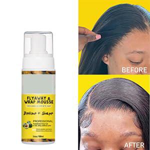 Lace Bond Adhesive Spray for Wigs, Front Extensions, and Closures - Natural Finishing Hold Protects Edges