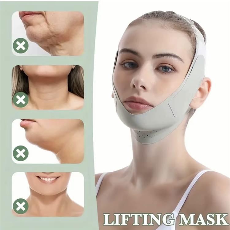 Comfort Double Chin Reducer V Line Face Lifting Tape Face Strap,  Contour fixation Soft Silicone Chin Strap Face Shaper to Removing Double Chin for Women and Men,Face Lifting Bandage for Women & Men, Christmas Gift Facial Skincare