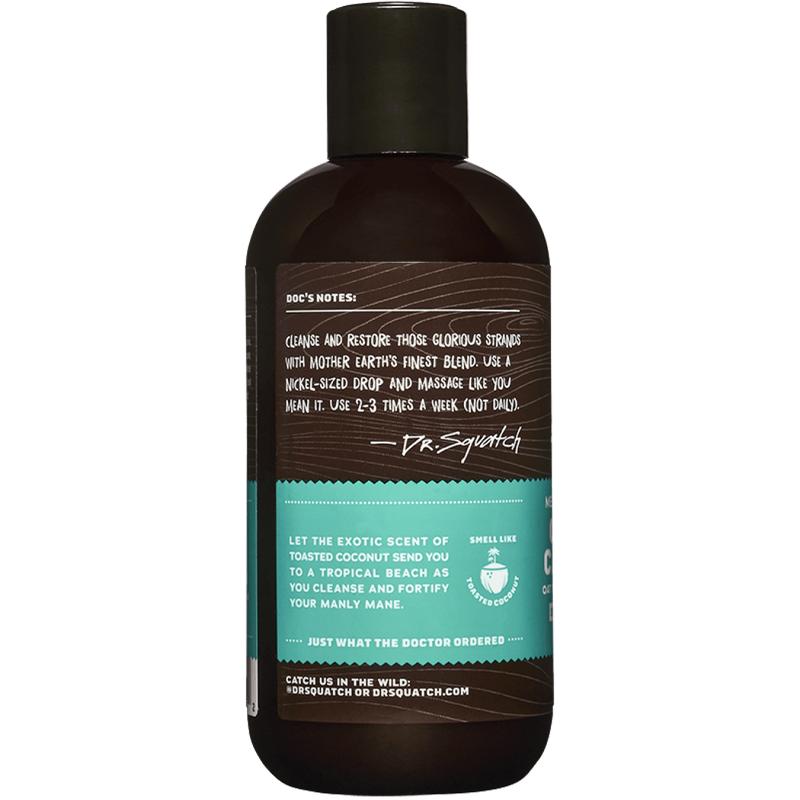 Dr. Squatch - Coconut Castaway Shampoo - Hair Care for Men