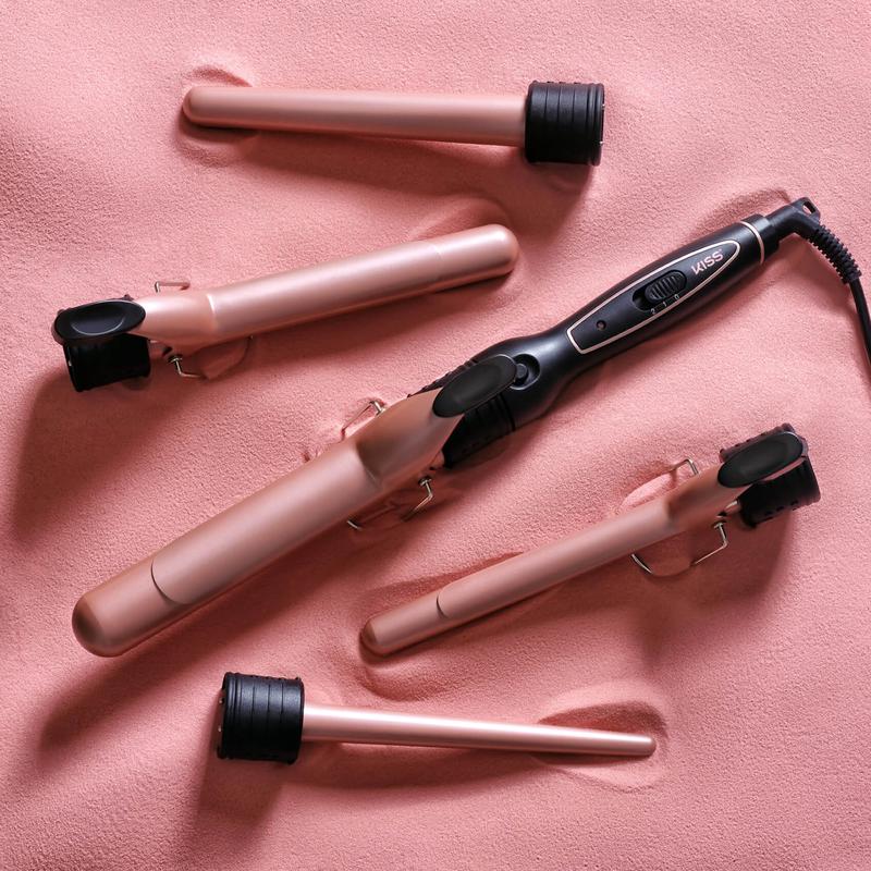 KISS 5-In-1 Interchangeable Curling Iron