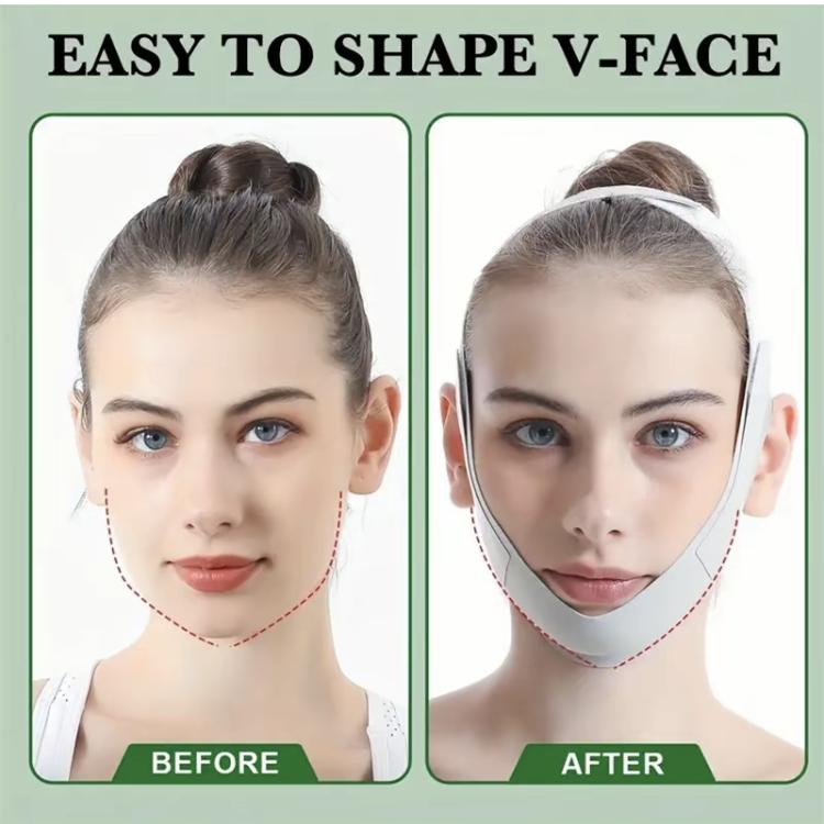 Comfort Double Chin Reducer V Line Face Lifting Tape Face Strap,  Contour fixation Soft Silicone Chin Strap Face Shaper to Removing Double Chin for Women and Men,Face Lifting Bandage for Women & Men, Christmas Gift Facial Skincare