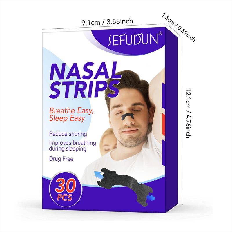 Nasal Strips, 1 Box Breathable Nasal Strips, High Elasticity Nasal Strips, Sleeping Nasal Strips, Relaxing Sleeping Strips