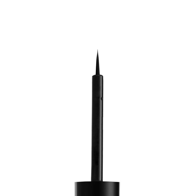 Vivid Matte Liquid Liner, Smear-Resistant Eyeliner with Precise Tip, Black, NYX Professional Makeup