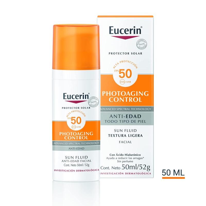 Eucerin Protector Sunscreen Face Moisturizer FPS 50+, Sunscreen, 50ml, Free Shipping