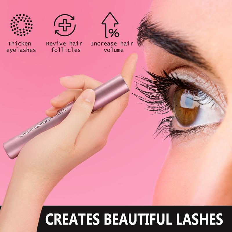 Advanced Eyelash Serum for Thicker, Longer Eyelashes and Eyebrows, Eyelash Serum, Eyelash Treatment and Conditioner - Fuller & Longer Looking Eyelashes, Extensions & Eyebrows Makeup Mascara