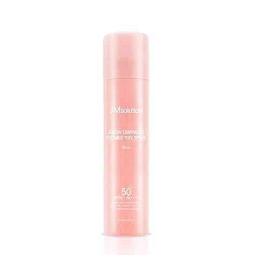 JMsolution Glow Luminous Flower Sun Spray Rose (SPF 50+ PA++++) 180ml - Sunscreen for Face and Body