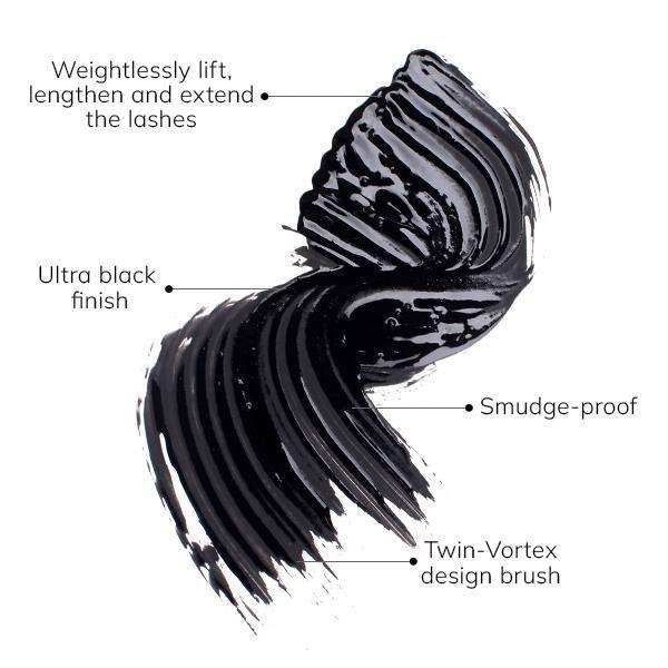 Farmasi Infinilash Mascara - Ultra-Black, Smudge-Proof Formula, Twin-Vortex Brush - Makeup