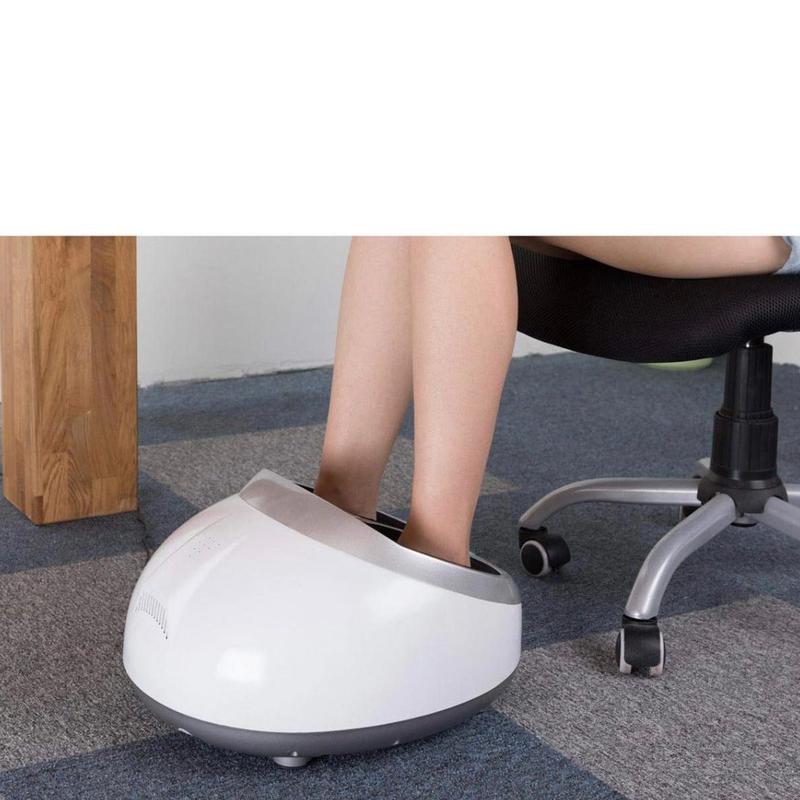 Foot Massager Shiatsu Kneading Foot Massager Massage Machine with Heat for Home White Comfort