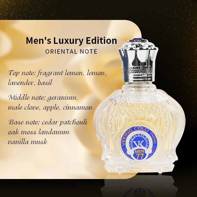 VEKING COLOR COLLECTION (NO.053) Luxury Men's Perfume, 2-4 Hours Oriental Perfume DEP, Full Of Noble Temperament, Suitable for Daily Use, Travel and Gifts Use 25ml