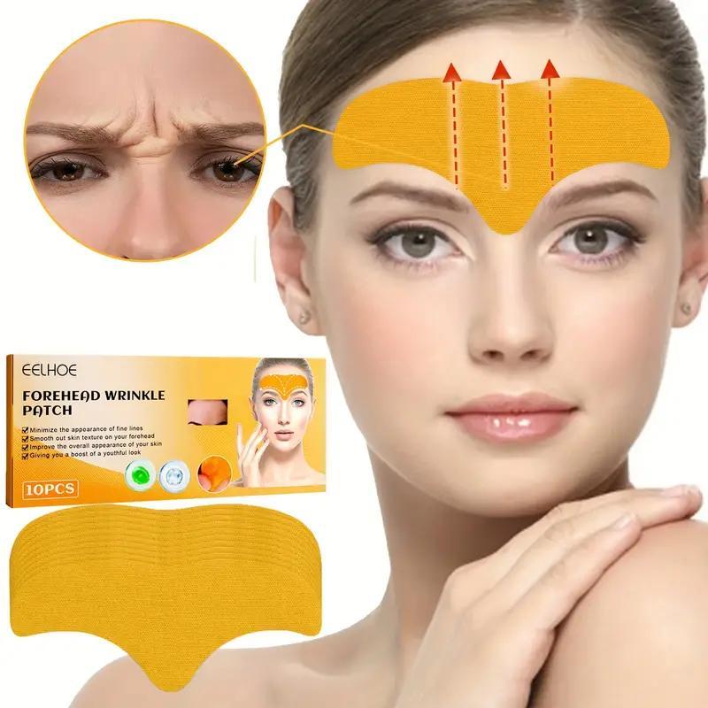 Forehead Patches, 20pcs Deep Hydration and Firming Facial Lift Strips, Enhances Skin Elasticity, Overnight Smoothing, 6-8 Hours Sleep Use