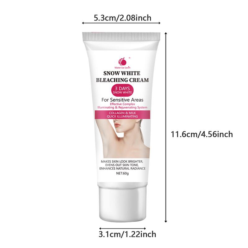 Snow Whitening Cream - Contains Vitamin C, Niacinamide And Centella Asiatica, Whitening Lotion for Body, Private Area, Underarm Rejuvenation, Brightens The Skin on The Buttocks And Inner Thighs