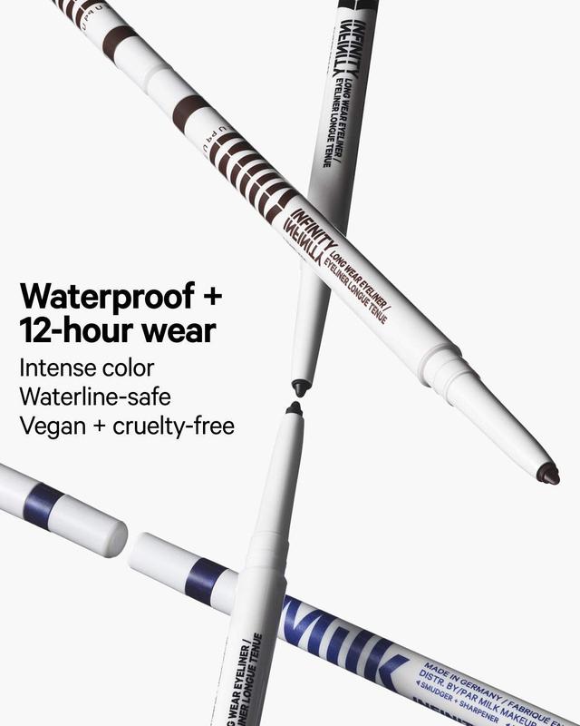 Milk Makeup Infinity Long Wear Eyeliner - 0.012 fl oz - Twist-Up Design, Built-In Sharpener & Soft Blender Tip - Up to 12-Hour Wear - Waterproof - Vegan, Cruelty Free