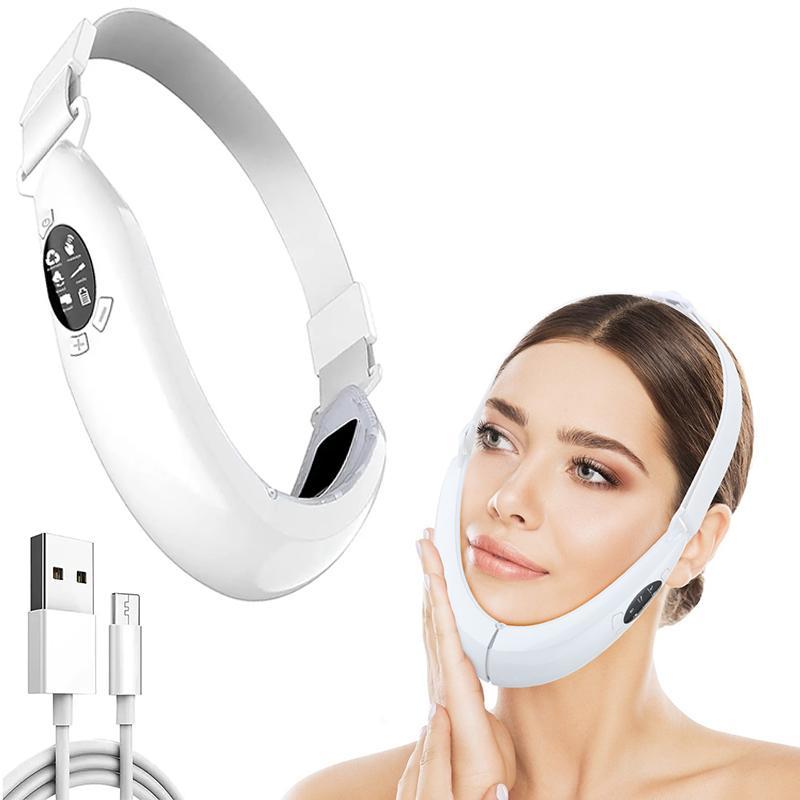 V-shaped Face Slimming Trainer, 1 Count Electric Face Lift up & Chin Exercise Device, Portable Face Massager for Women