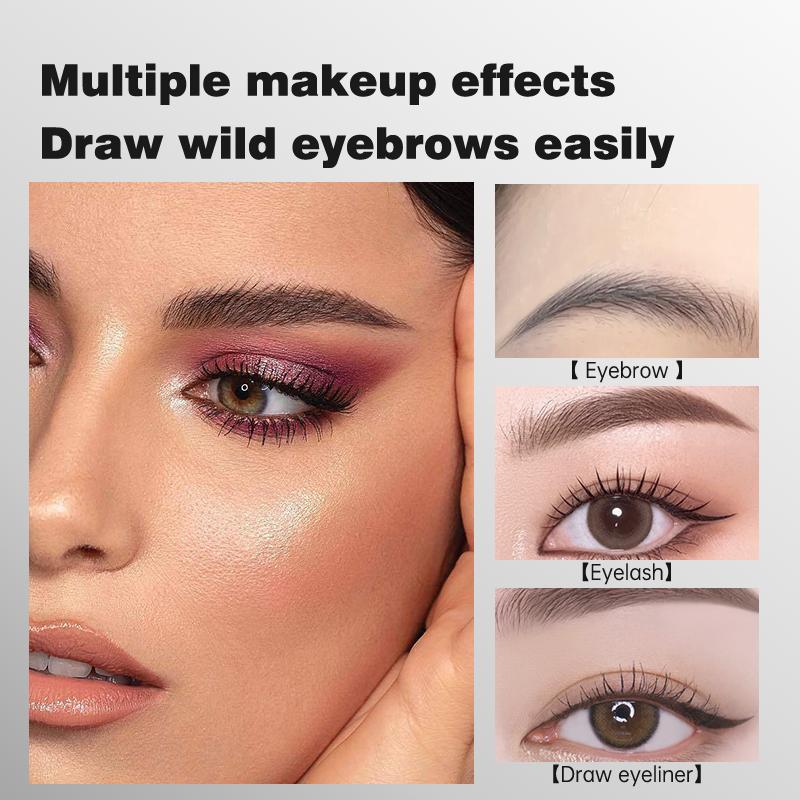 MAYCHEER Waterproof and sweat-proof eyebrow pencil with 2 prongs for natural, hair-like brows that last all day Makeup Cosmetic、Halloween and Christmas gifts