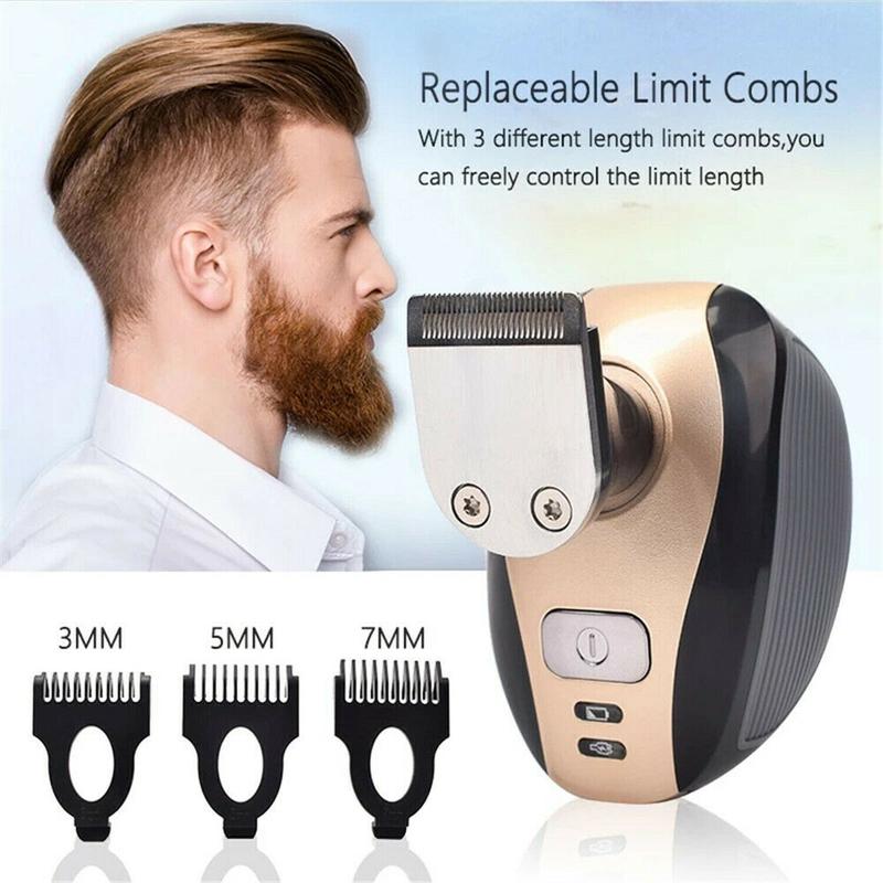 5-in-1 4D Rotary Electric Shaver Rechargeable Bald Head Shaver Beard Trimmer