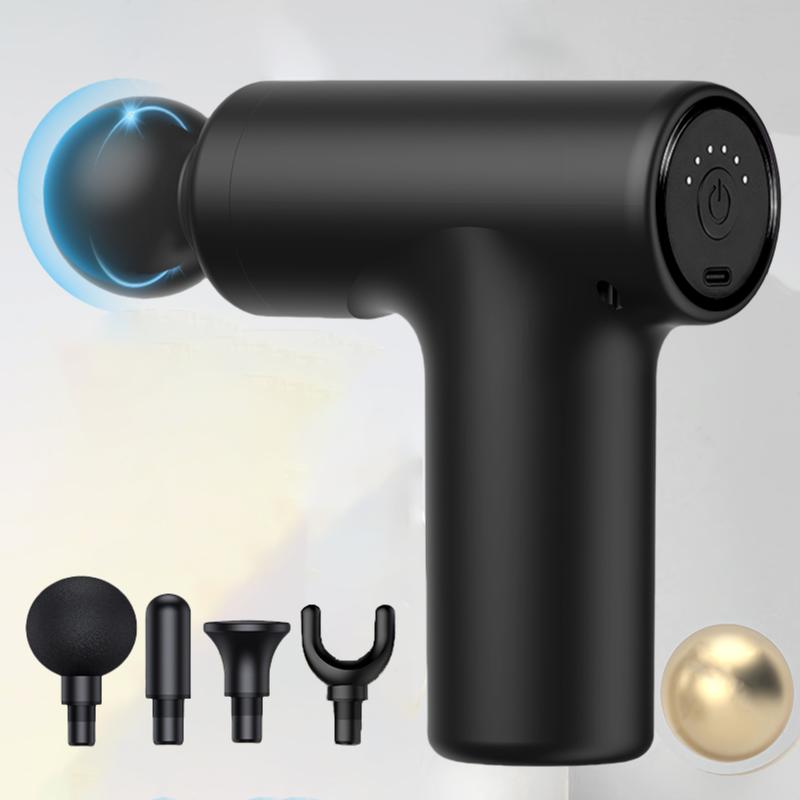 Sports Recovery Black Massage Gun, Deep Tissue Percussion Tool, Fast Pain Relief for Muscles and Joints Comfort