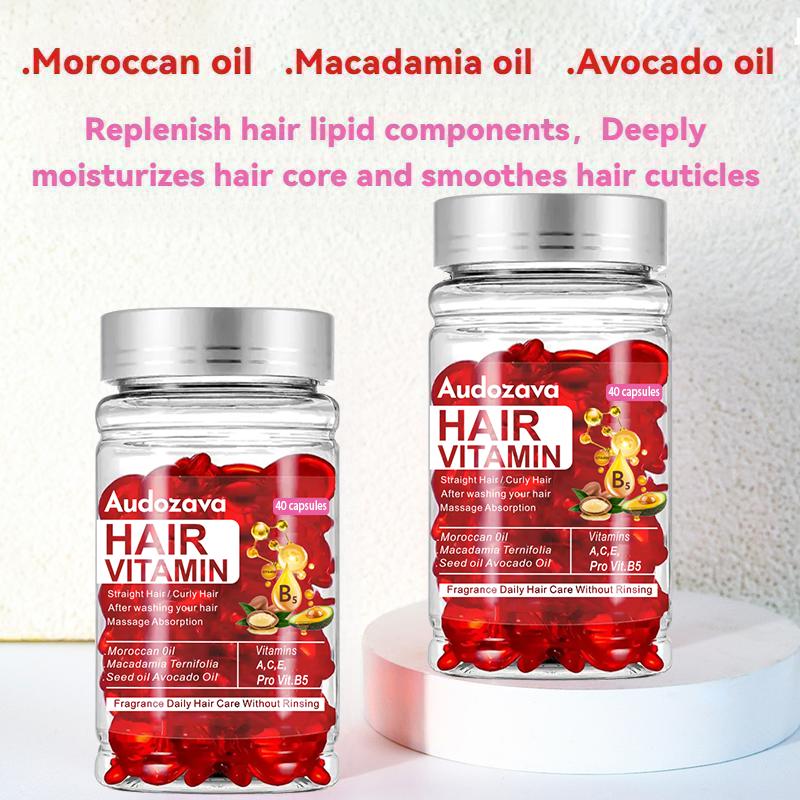 Hair Care Vitamin Oil, 40pcs set Multi-functional Strengthening & Smoothing Hair Care Liquid, Hair Care & Styling Product