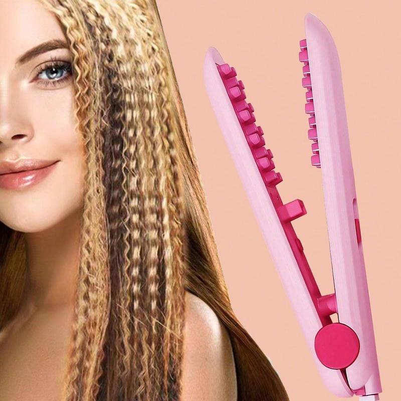 Electric Corn Perm Fluffy Curler, 1 Box Multifunctional Hair Straightening Machine, Hair Styling Tool for Home & Salon Use, Christmas Gift