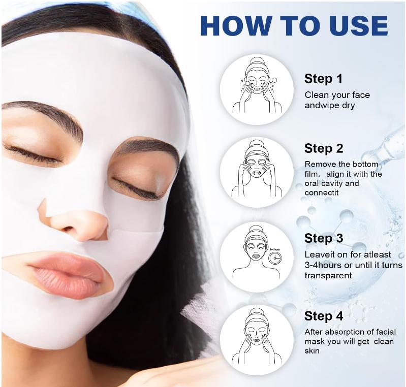 2024 5PCs Deep Collagen Power Boosting Mask |THE ORIGINAL OVERNIGHT COLLAGEN MASK Back To School Skincare Skin Repair