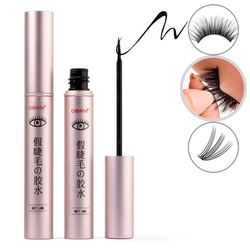 Strong Hold Quick Drying Eyelash Glue, Long Lasting Waterproof Eyelash Adhesive for Eyelash Extensions, Eye Makeup Product for Women & Girls