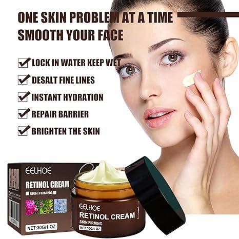 EELHOE Retinol Cream Anti-aging & Anti-wrinkle Retinol Face Cream Firming & Tightening Deep Moisture Hydrate Moisturizer Skincare retinol