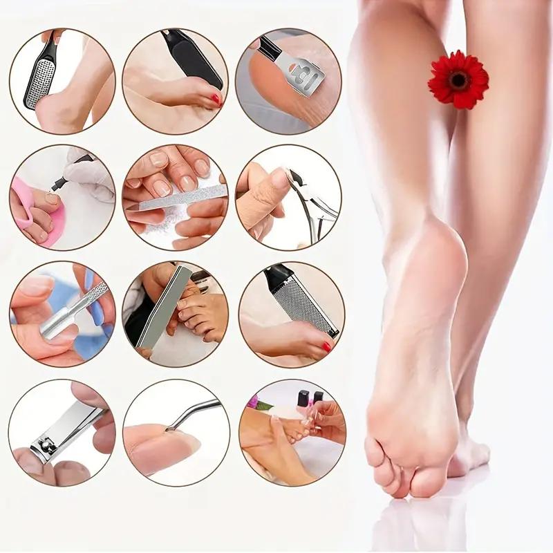 Electric Callus Remover for Feet with 10pcs Foot Grinding Tool - Portable Pedicure Kit