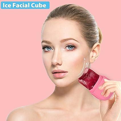 Ice Roller for Face & Eye Puffiness Relief - Enhance Your Natural Glow with Face Ice Roller, Ice Mold for Face with New Leak-Proof Design, Reusable Ice Face Roller-Gift for Women Skincare Contour