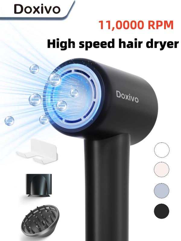 Tideway High-speed Hair DryerBrushless Motor & lonic Technology 4Temperature Settings Thermo ControlTechnology Ergonomic Design Smooth