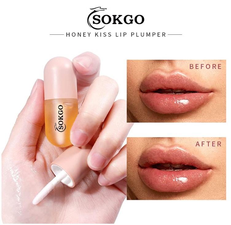 Lip Plumper, Lip Enhancer, Natural Lip Plumper and Lip Care Serum, Hydrating Plump Gloss, Reduce Fine Lines, Increased Elasticity, Fuller Lip Plumping Balm