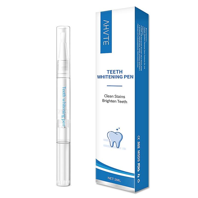 Teeth Whitener Pen, Portable Teeth Whitener Stick for Stains Removing, Dental Care Supplies for Men & Women