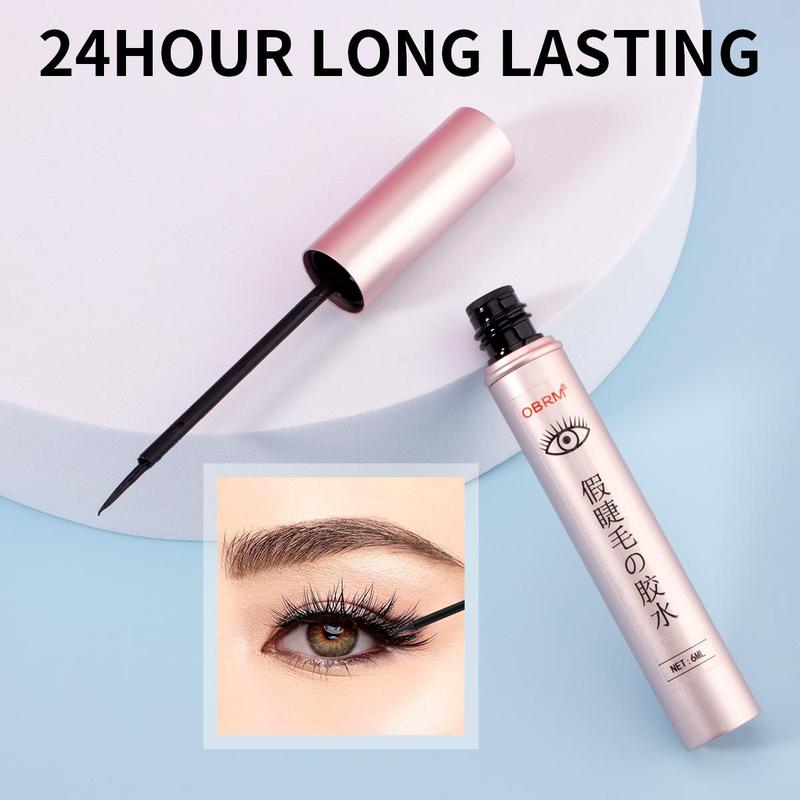 Strong Hold Quick Drying Eyelash Glue, Long Lasting Waterproof Eyelash Adhesive for Eyelash Extensions, Eye Makeup Product for Women & Girls