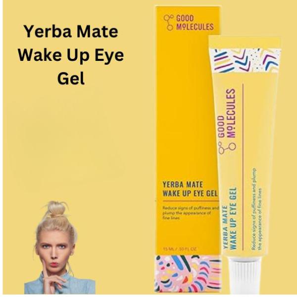 Yerba Mate Wake Up Eye Gel - Yerba Mate, Hyaluronic Acid and Caffeine to Hydrate, Minimize Puffiness and Swelling - Skincare for Face Comfort