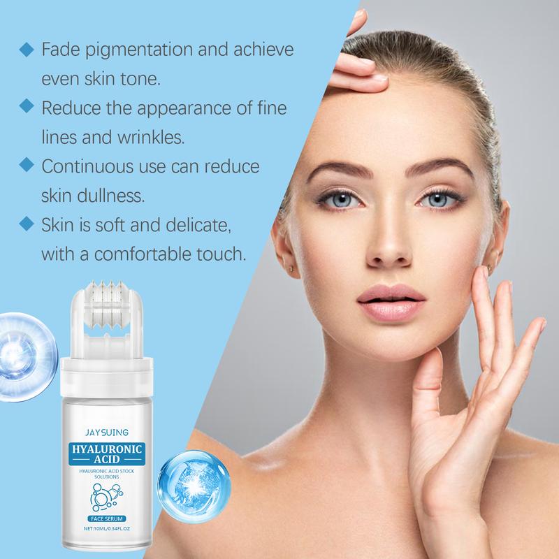 Micro Infusion System for Face, Micro Infusion System for Lips, Smooth Skin Facial Hyaluronic Acid Serum for Skin Hydration and Moisturizing Easily Absorbed