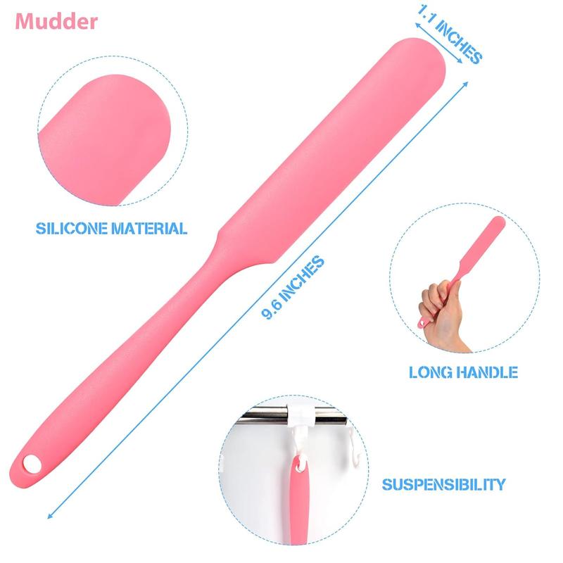 3 Pieces Non-stick Wax Spatulas Silicone Spatula Waxing Applicator Hair Removal Sticks Applicator Spatula Reusable Scraper Hard Wax Sticks for Home Salon Body Use (Pink, Blue, Green)