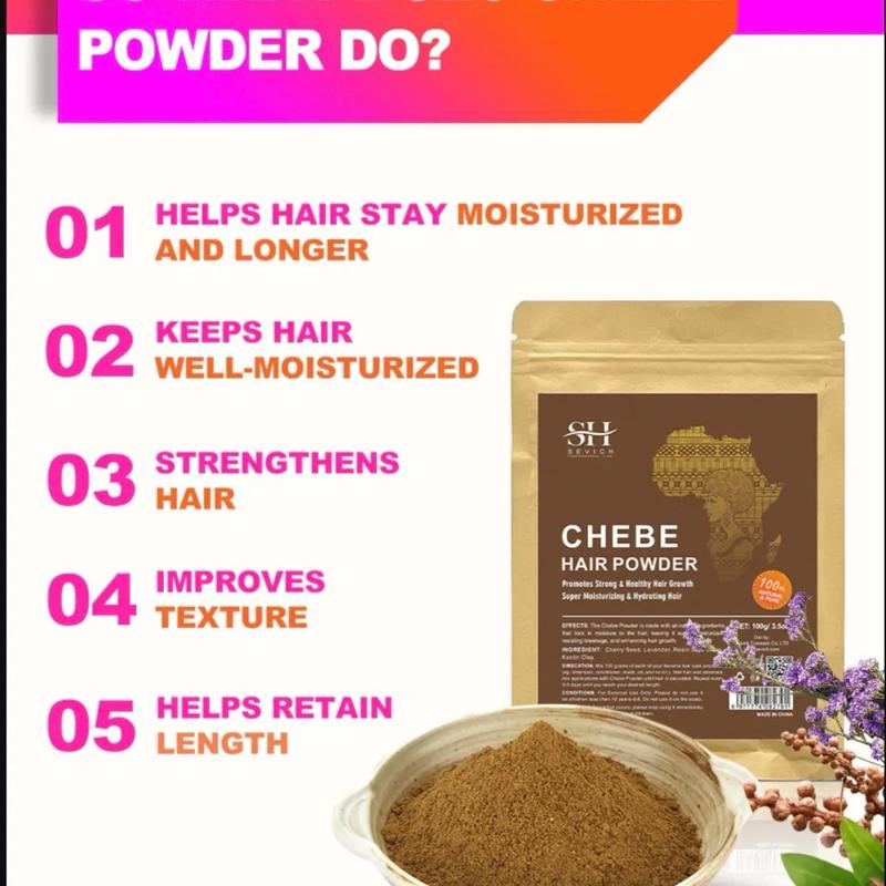 African CHEBE POWDER Natural Traditional Hair Growth Powder (100 Grams)