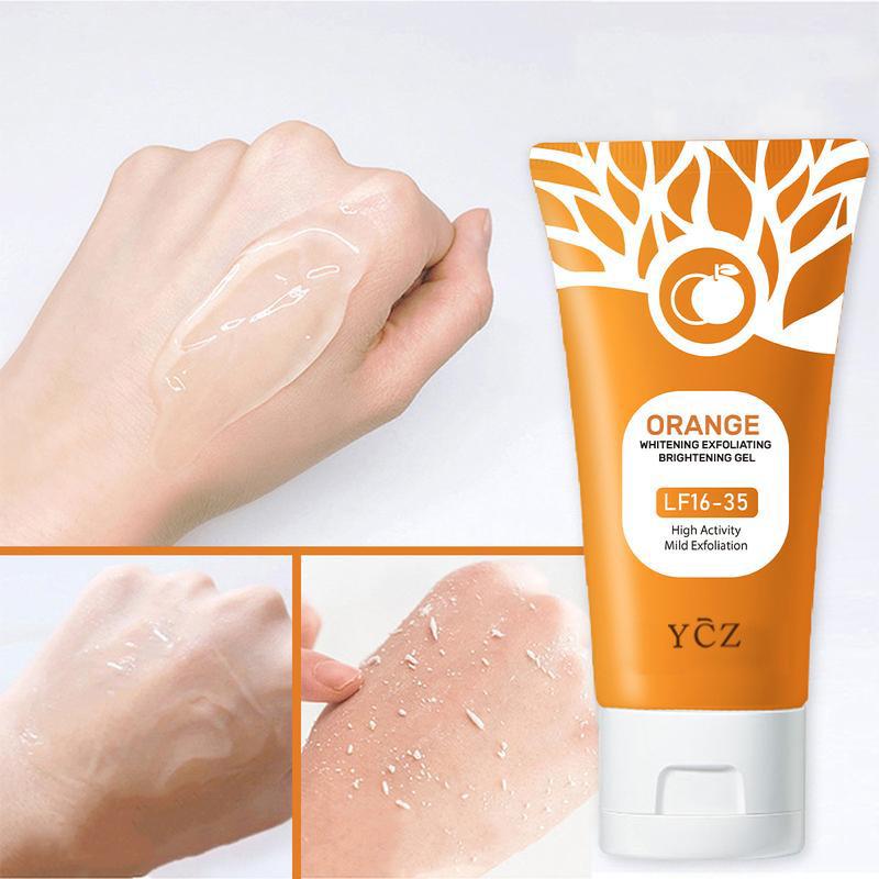 Orange Enzyme Mild Exfoliating Peeling Gel, Orange Enzyme Mild Exfoliating Peeling Gel, Enzyme Exfoliating, Peeling Gel, Whole Body, Forehead, Cheeks, Chin, Nose Deep Cleansing Moisturizing