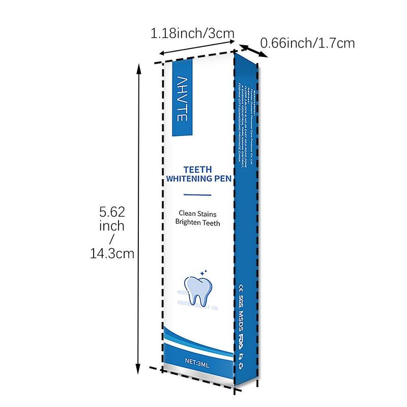 Teeth Whitener Pen, Portable Teeth Whitener Stick for Stains Removing, Dental Care Supplies for Men & Women