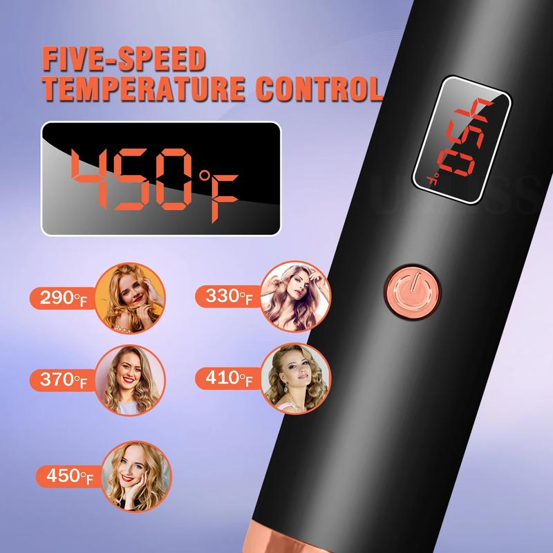 Women 3 in 1 Hair Curler Brush, Hot Air Brush Comfort Fast Heating Hair Curler, Comfort Hot Air Brush, Thermal Brush Hair Care Hair Comb, Hair Styling Tool for Home & Travel