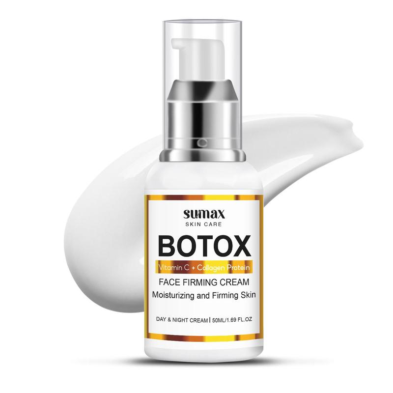 Botox Firming Cream, Moisturizing Facial Massage Cream, Refreshing and Non-greasy Day and Night Face and Neck Care Cream for Men and Women, Christmas Gift