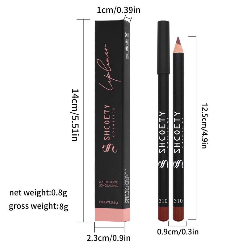 Long Lasting Lip Liner, 1 Count Waterproof Lip Liner, Easy Coloring Lip Liner Pen, Moisturizing Matt Finish Lip Liner